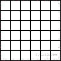 围棋棋盘的手工画法