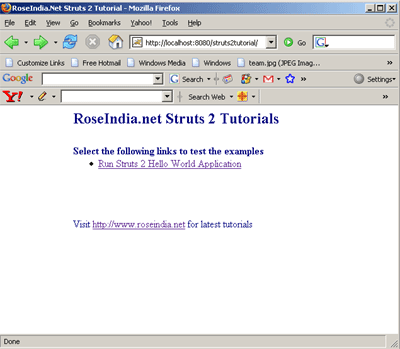 struts2tutorialhome