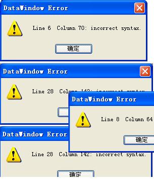 Datawindow Error