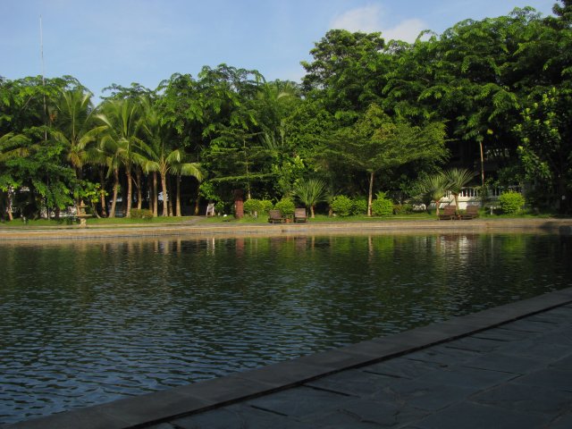 早晨的南丽湖风景