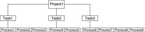 Solaris container - Project and Task