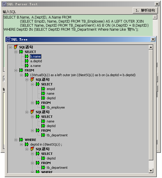 SQL解析器