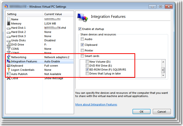 wvpc - Integration Features
