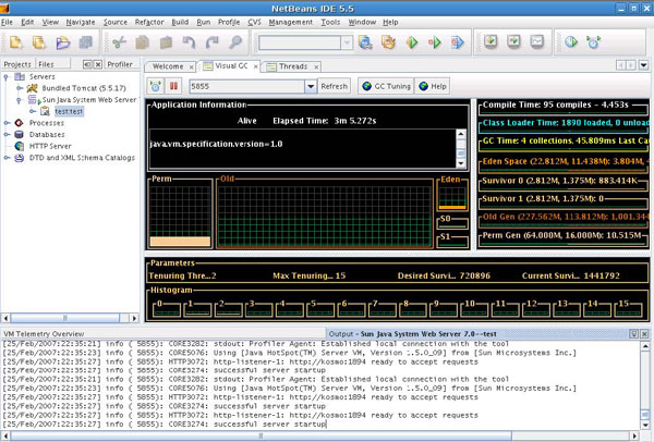 将NetBeans Profiler集成到Sun Java System Web Server 7.0