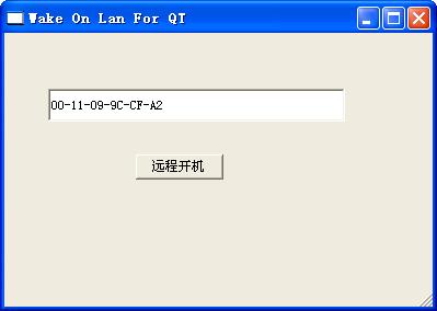 Wake On Lan For QT