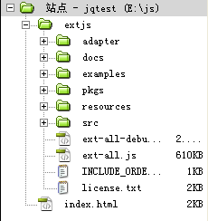 EXTjs包结构