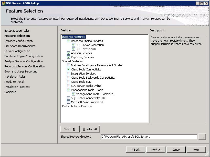SQL Server 2008安装