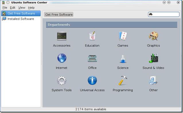 kubuntu9.11SoftWareCenter