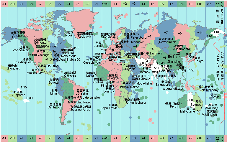 24时区 Gmt Utc Dst Cst时间详解 Colorpaper的博客 Csdn博客