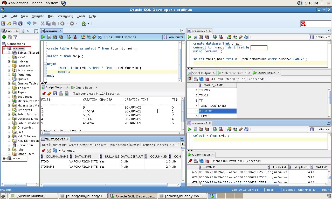 ORACLE SQL DEVELOP IN LINUX E5